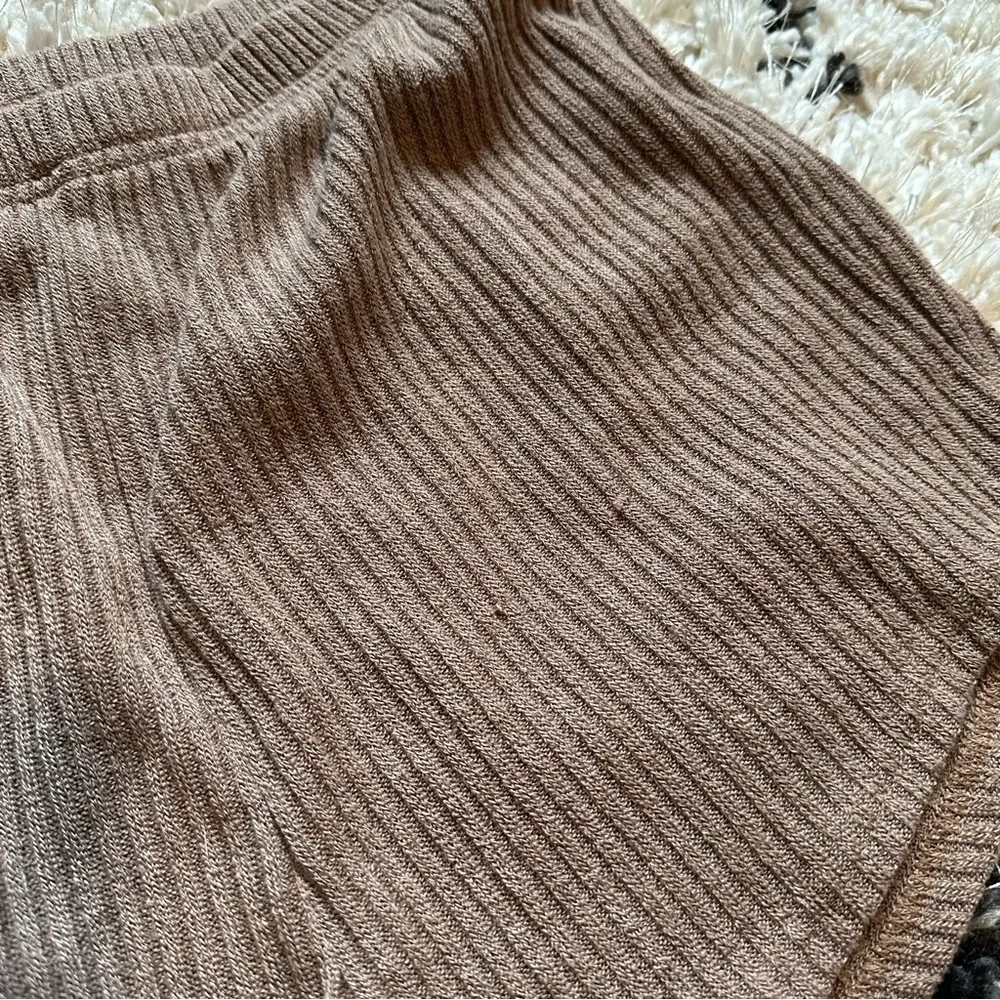 Tan PJ Set with Robe - Picture 3 of 3